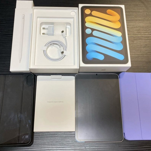 S급 아이패드미니6 256GB + 정품 펜슬,케이스 세트