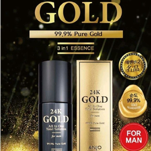 [올인원 화장품] 앙쥬 24K 골드 올인원 에센스 포맨 새상품 / 화장품/로션+스킨+에센스/남성 화장품