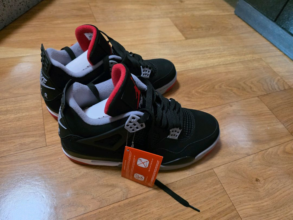 나이키 에어조던 4 레트로 블랙/레드 270--2