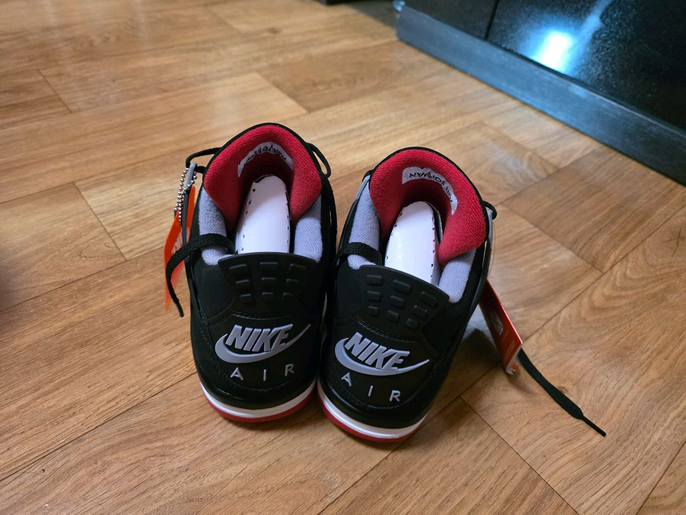 나이키 에어조던 4 레트로 블랙/레드 270--3