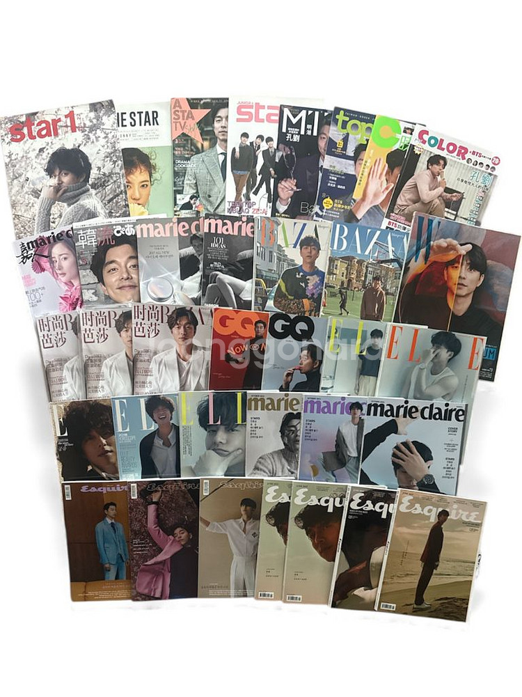 배우 공유 패션잡지, 영화잡지 세트 판매--0