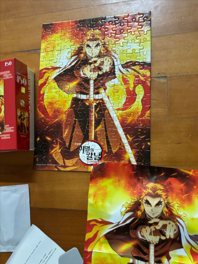 귀멸의 칼날 렌고쿠 쿄주로 퍼즐 인테리어 소품 이미지