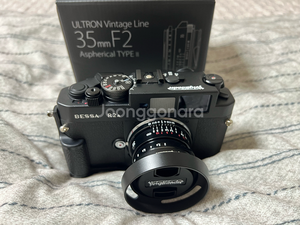 보이그랜더 베사 R2A + 울트론 35mm f2 + 전용 후드 박스셋--0