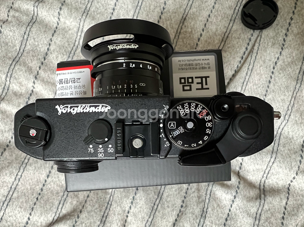 보이그랜더 베사 R2A + 울트론 35mm f2 + 전용 후드 박스셋--2
