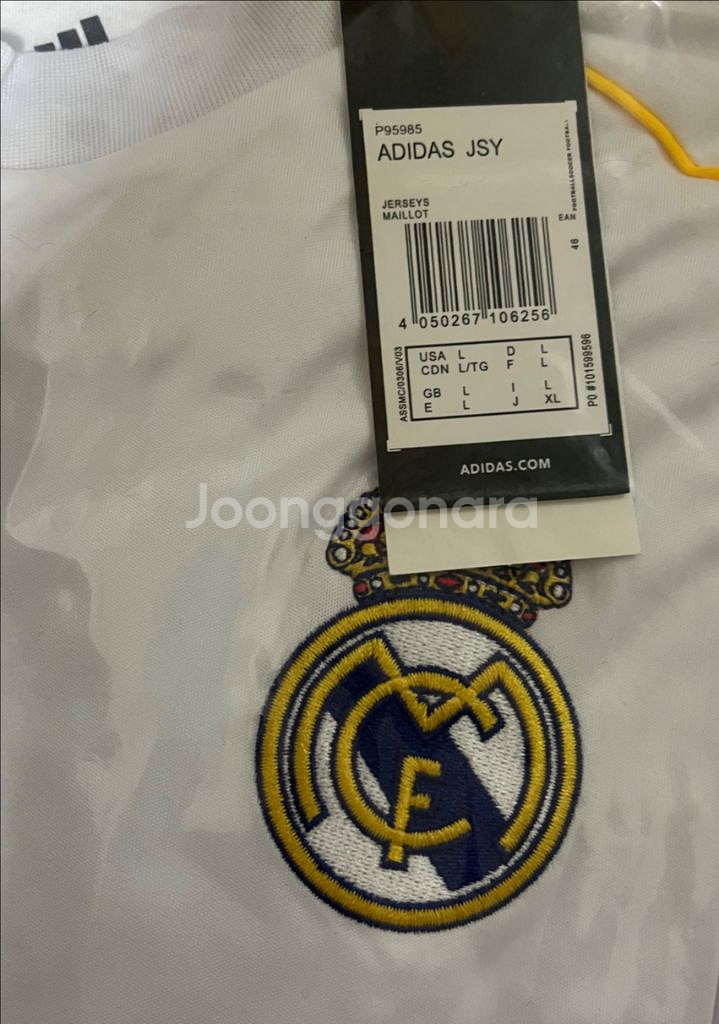 레알 마드리드 25/26 긴팔 홈 저지 아디다스 축구 유니폼 레플리카--0