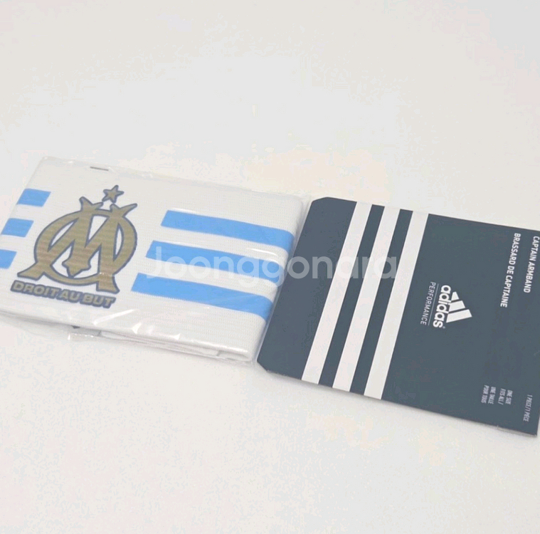 (새상품)아디다스 마르세유 주장 완장 암밴드 축구--0