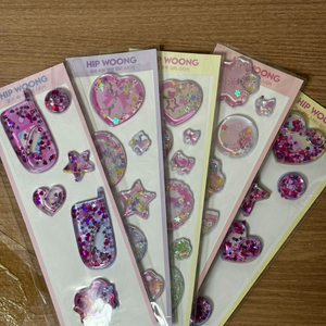 (새상품)워터 글리터 스티커