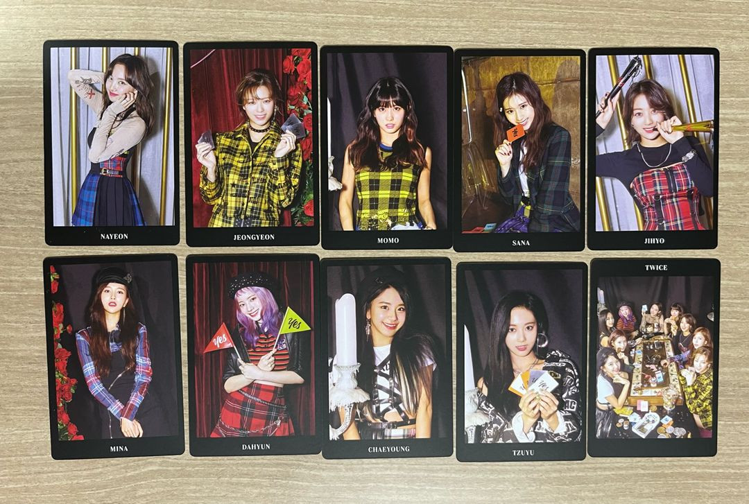 트와이스 예약판매 앨범 포카 세트 이미지