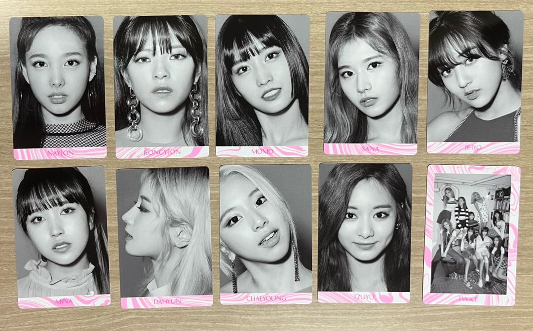 트와이스 예약판매 앨범 포카 세트 이미지