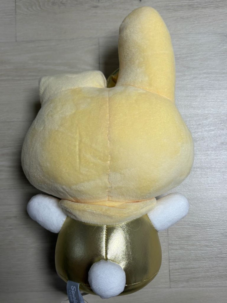 산리오 정품 마이멜로디 황금 골드 중형인형 (새상품) 이미지