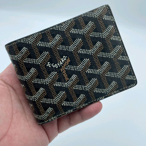 [ 정품 ] 고야드 빅투와르 반지갑 블랙 탄, 최저가