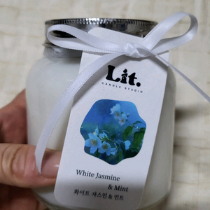 [새상품] 소이캔들 화이트 자스민 & 민트 캔들 290g