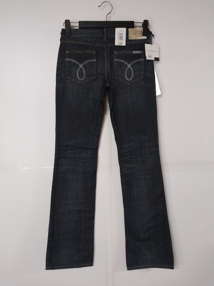 28)새상품)켈빈클라인 백화점판 가죽패치 데님 워싱 이미지