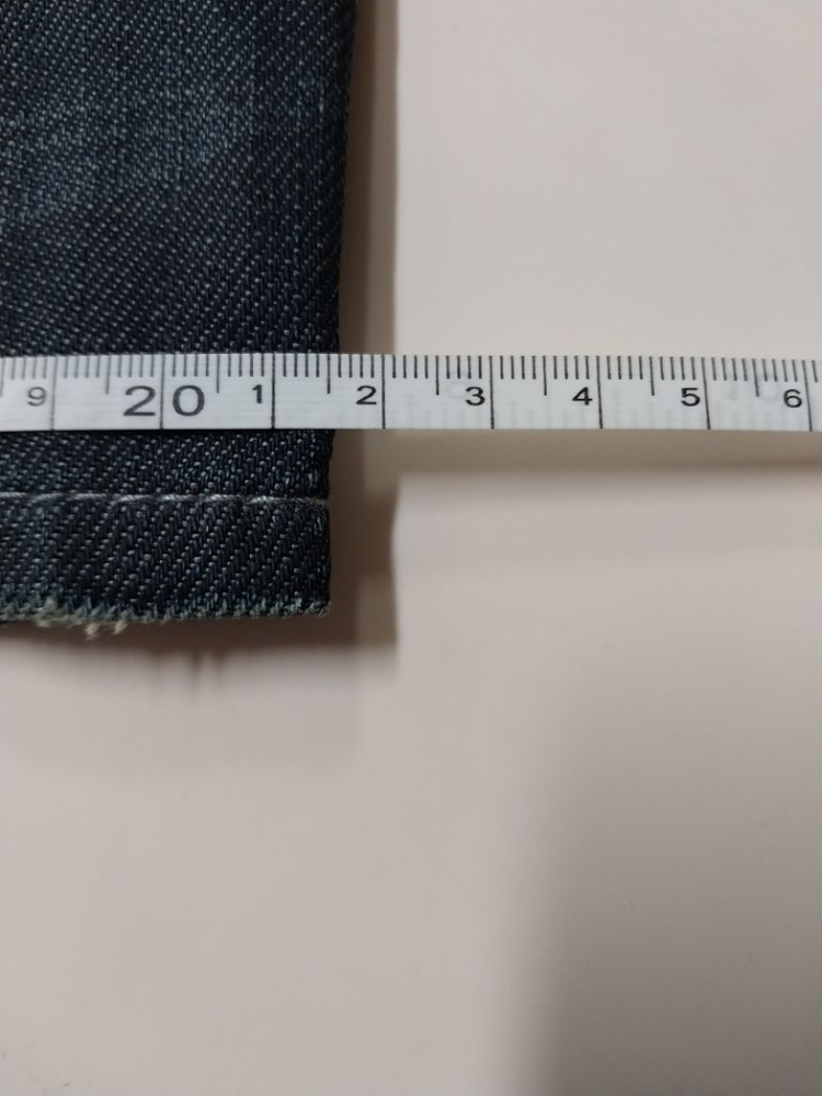 28)새상품)켈빈클라인 백화점판 가죽패치 데님 워싱 이미지