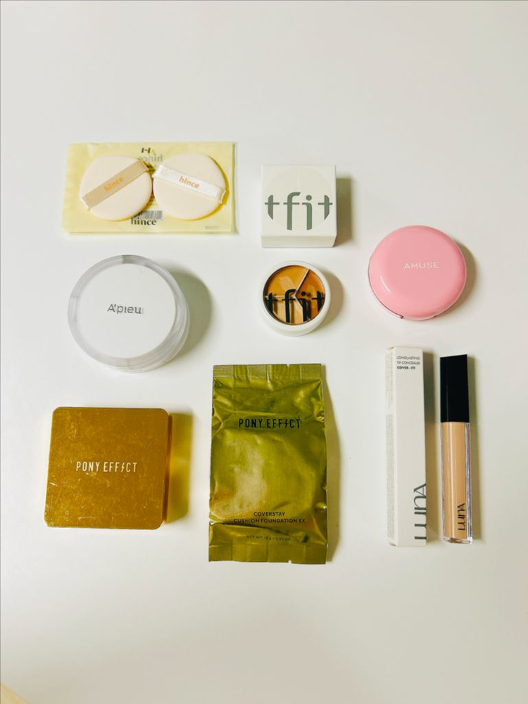 여성 베이스 화장품 일괄판매(포니이펙트,어뮤즈,어퓨,루나,티핏 이미지
