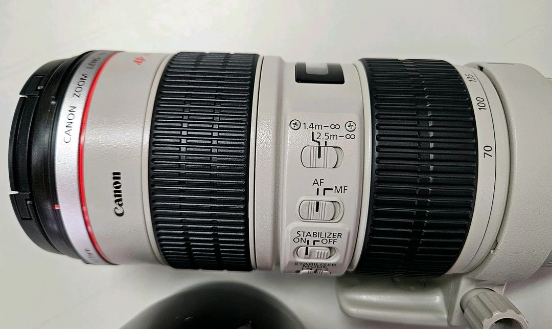 A급> 캐논 EF 70-200mm F2.8L IS 캐논망원렌즈 구아빠백통 이미지