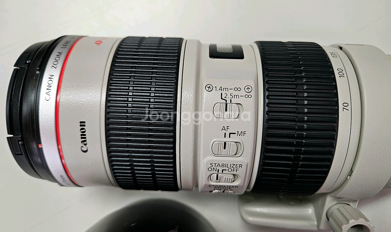 캐논 EF 70-200mm F2.8L IS 캐논망원렌즈 구아빠백통--1