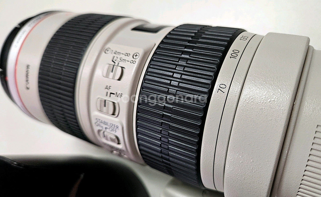 캐논 EF 70-200mm F2.8L IS 캐논망원렌즈 구아빠백통--2