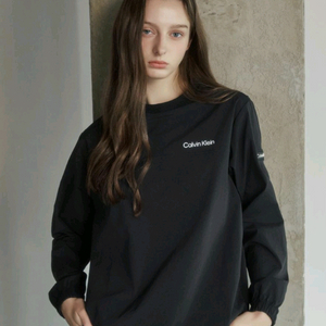 캘빈클라인 우븐 맨투맨 블랙 s