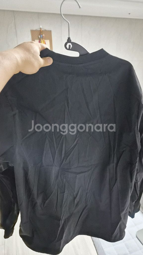 캘빈클라인 우븐 맨투맨 블랙 s--3