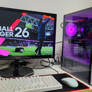 인텔i5 4690/램16G/화이트PC/RX570 8G