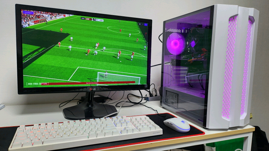 인텔i5 4690/램16G/화이트PC/RX570 8G 이미지