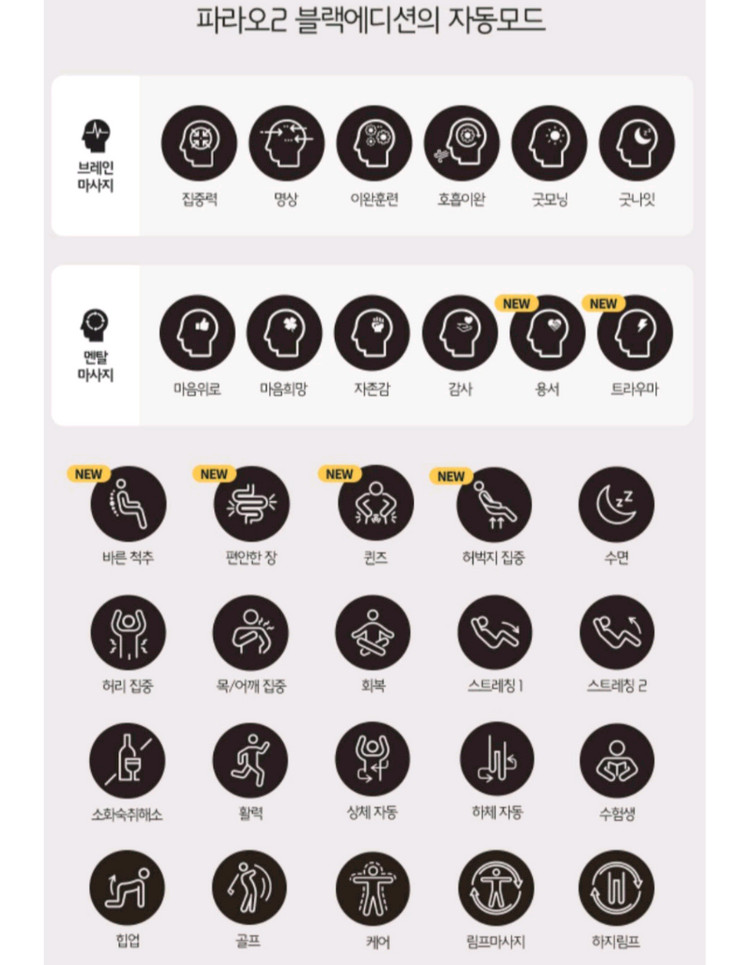 바디프렌드 파라오2 블랙에디션 안마의자 이미지