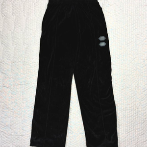 오프화이트 벨벳 팬츠