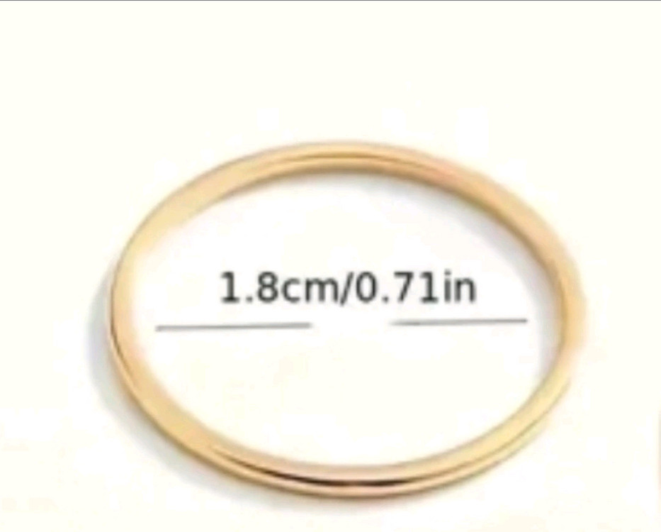 [총6개일괄]NADRI 18kGF 볼 체인 목걸이1개+패션반지5개(악세서리)--5