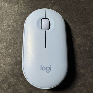 로지텍 페블 M350 무선 마우스 블루