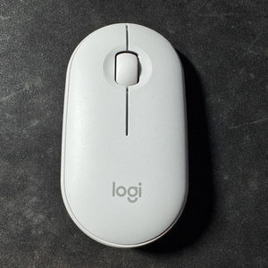 로지텍 페블 M350s usb 블루투스 무선 마우스 화이트