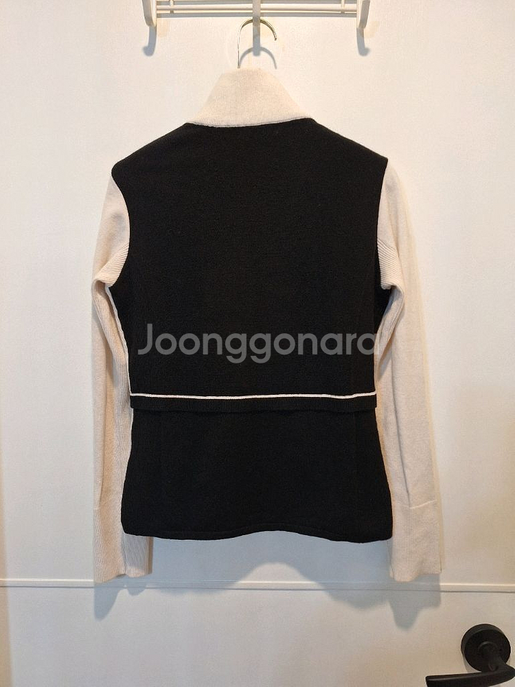 데상트 여성 골프웨어 니트 티셔츠--1