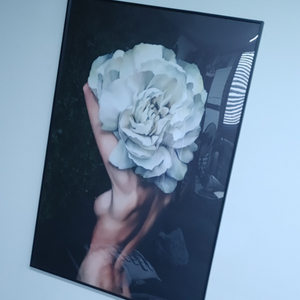 플라워여인 누드화 그림액자 초대형액자 인테리어액자 팜