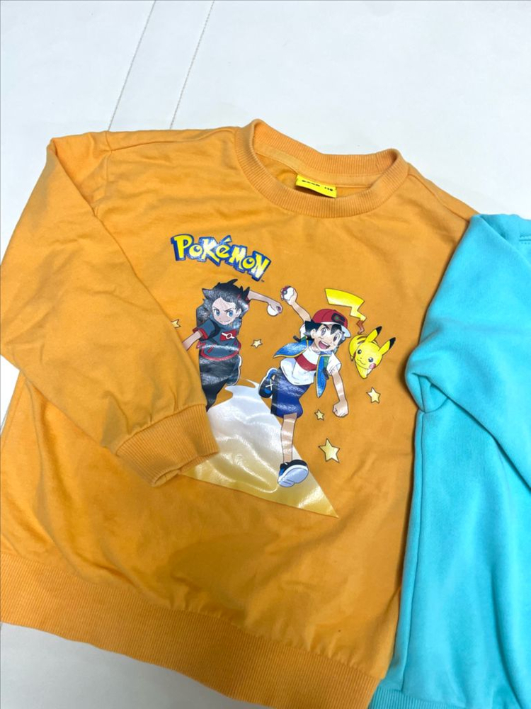 어몽어스 포켓몬스터 맨투맨 티셔츠 110--1
