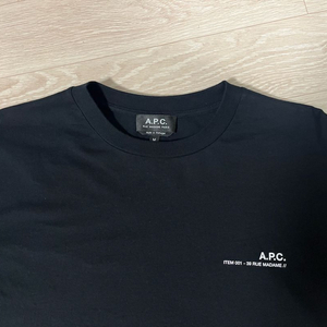 아페쎄 / 루마담 긴팔티셔츠 블랙 / M