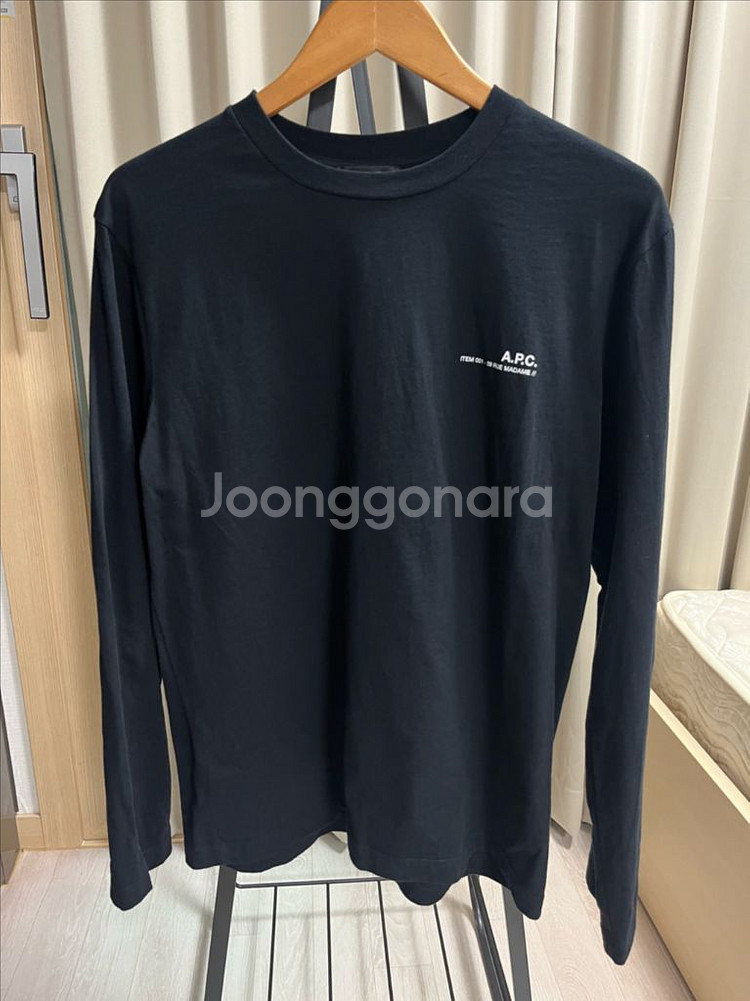 아페쎄 / 루마담 긴팔티셔츠 블랙 / M--1
