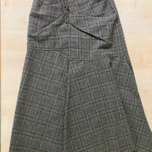 시스템 언밸런스 체크 스커트 타임 마인 한섬 오브제 구호 코스 럭키슈에뜨