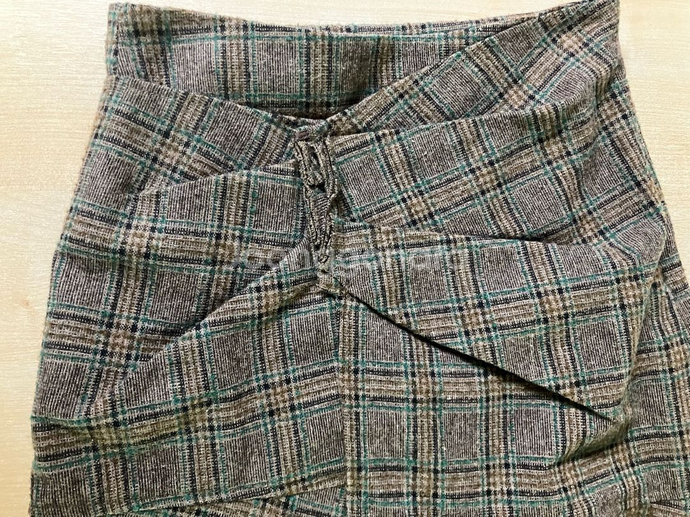 시스템 언밸런스 체크 스커트 타임 마인 한섬 오브제 구호 코스 럭키슈에뜨--1