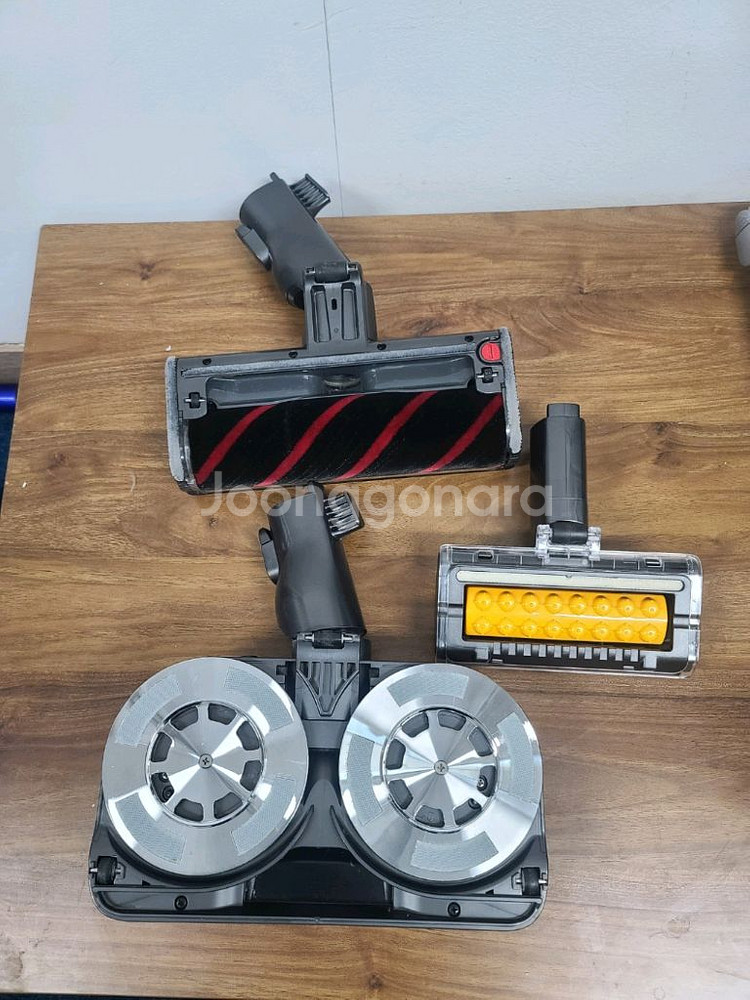 LG 코드제로무선청소기 A9 S978SA(삼성배터리 57분&53분 작동,물걸레티트포함,전체 청소완)--3