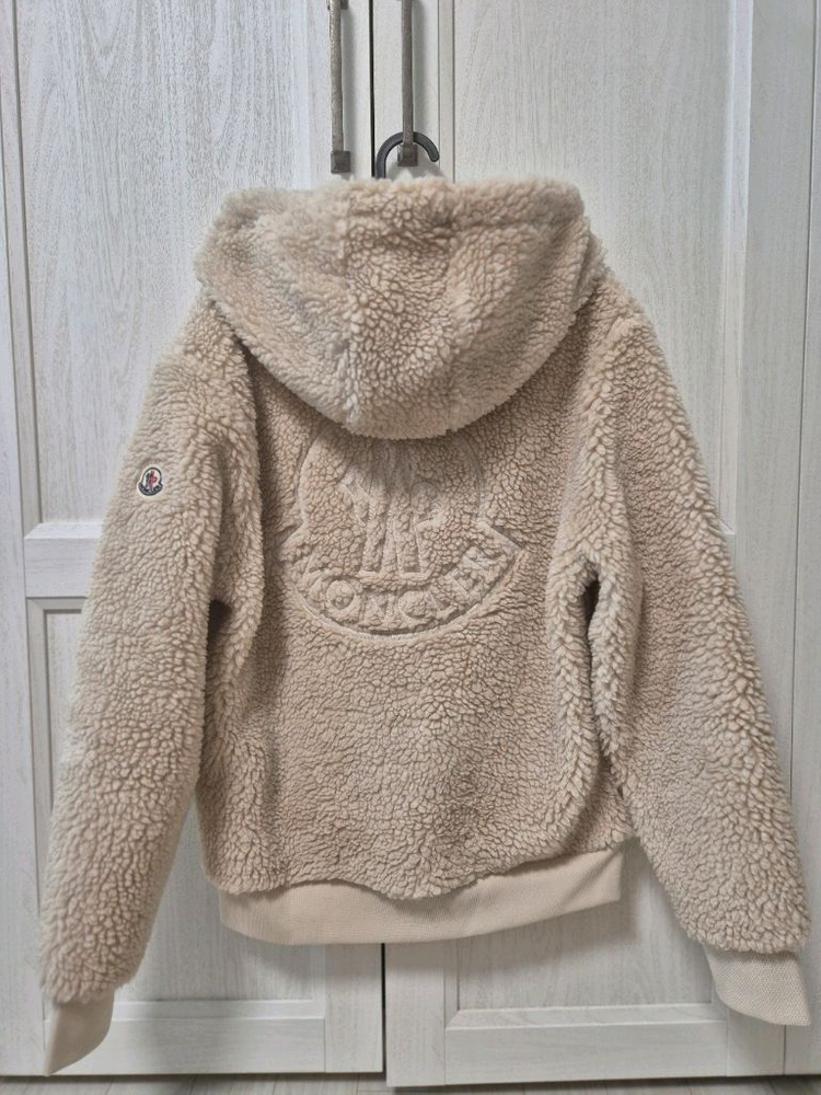 몽클레어 테디 후드 집업--1