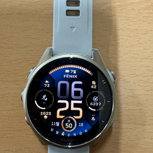 가민 피닉스8 43mm 남녀공용 스마트워치