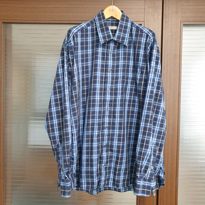 버버리 런던 전체 체크패턴 긴팔남방 103사이즈