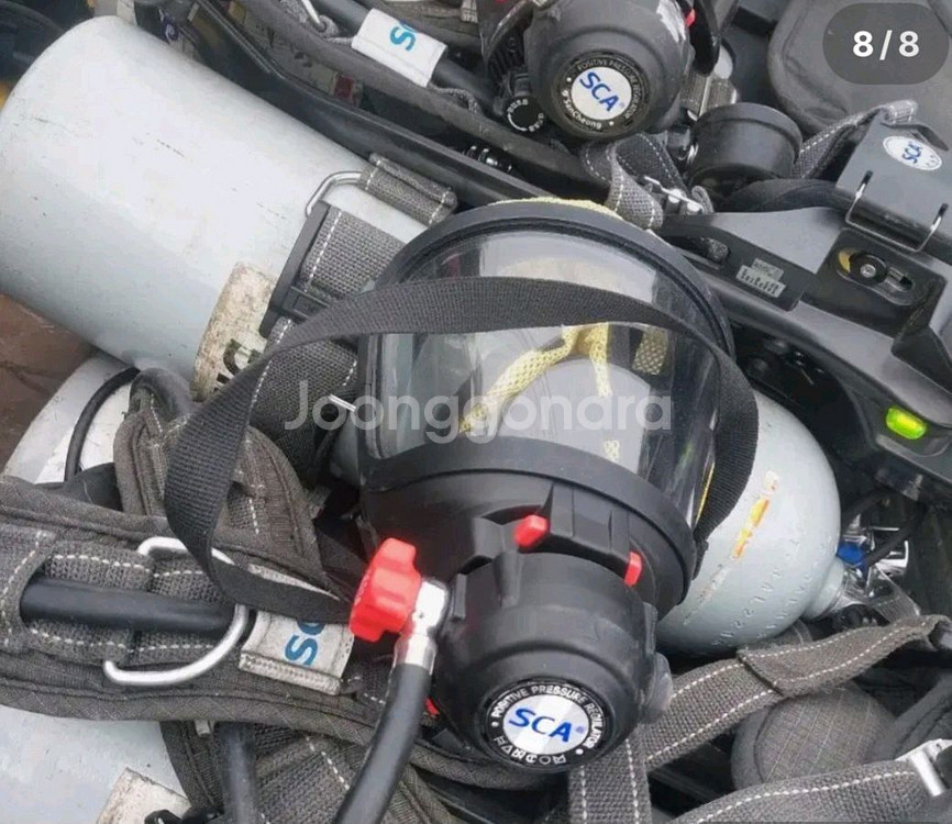 양압식 공기호흡기 7개--0