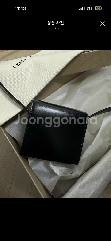 (2회착용) 르메르 카메라백 미니--3