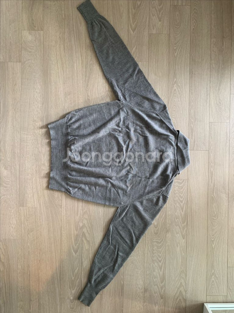 볼란테 VOLANTE 남성 울 카라니트 그레이--8