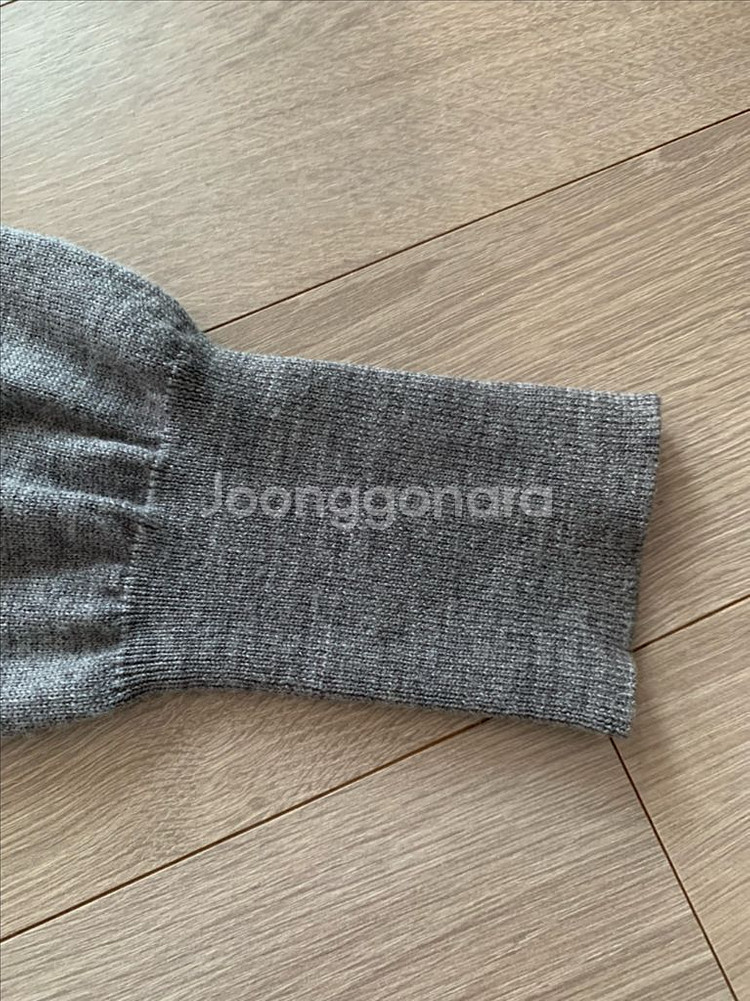 볼란테 VOLANTE 남성 울 카라니트 그레이--5