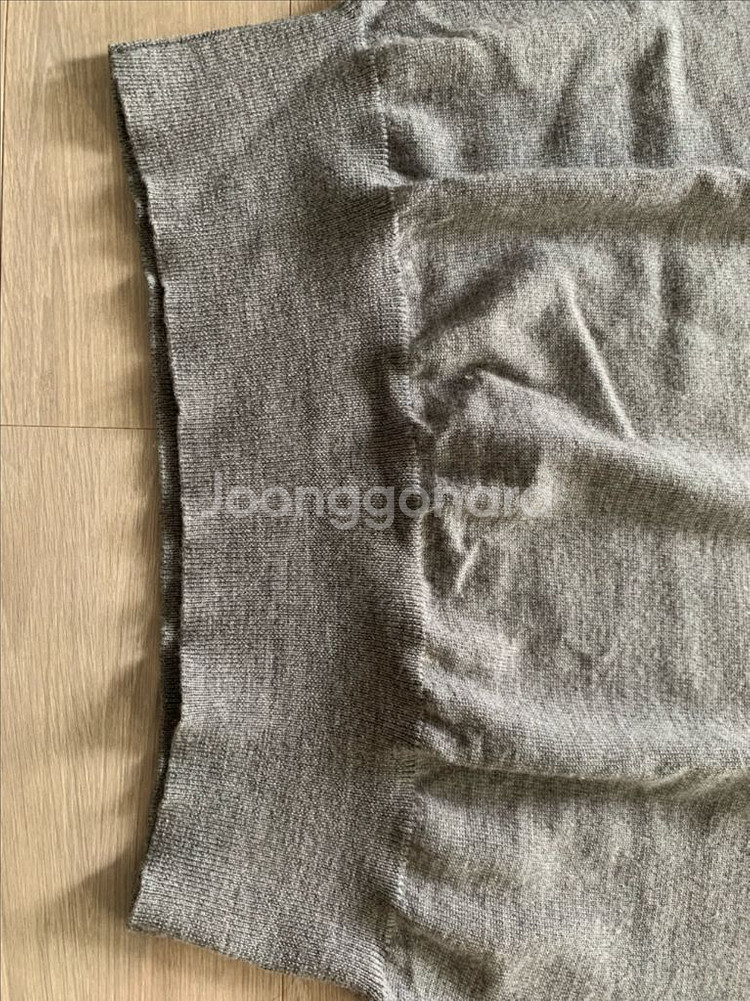 볼란테 VOLANTE 남성 울 카라니트 그레이--6