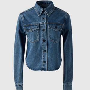 브론 코듀로이 데님 셔츠