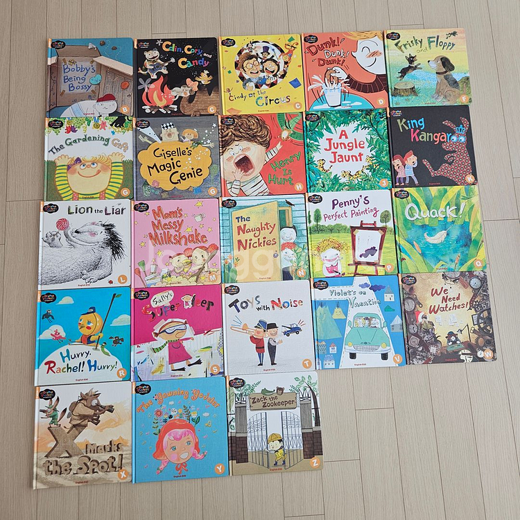 잉글리시에그 STEP1-5 풀세트+zoo북(모든자료,펜포함)--8