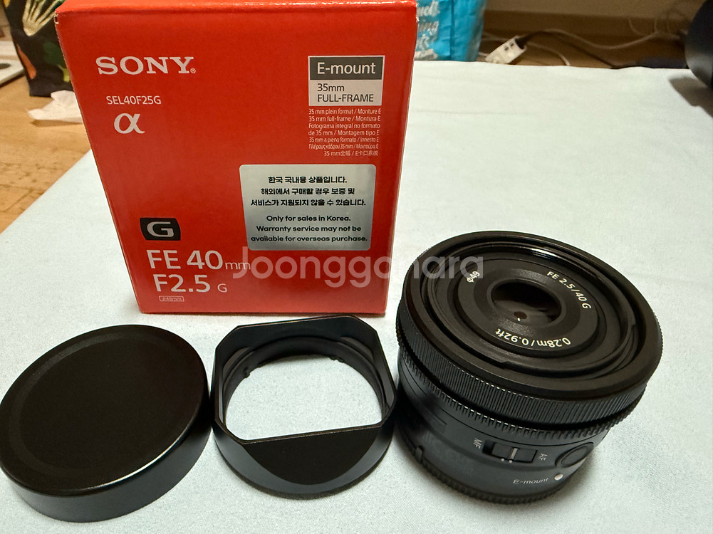 소니 SEL40F25G FE 40mm F2.5 G 렌즈 a7cr a7c2--0